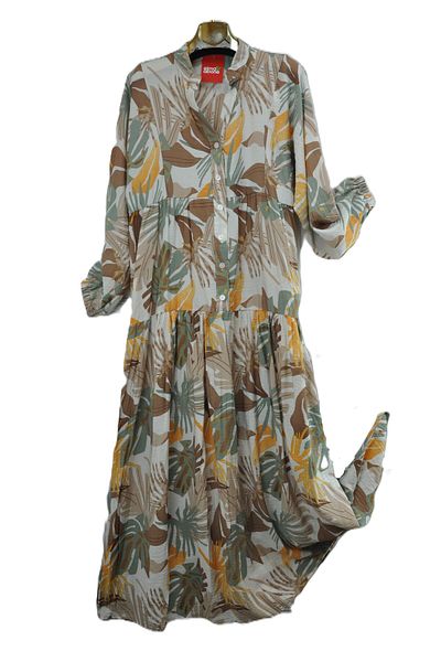 elma abone ROCHIE DE VARĂ VISCOSĂ CU JUMĂTATE DE BUTON