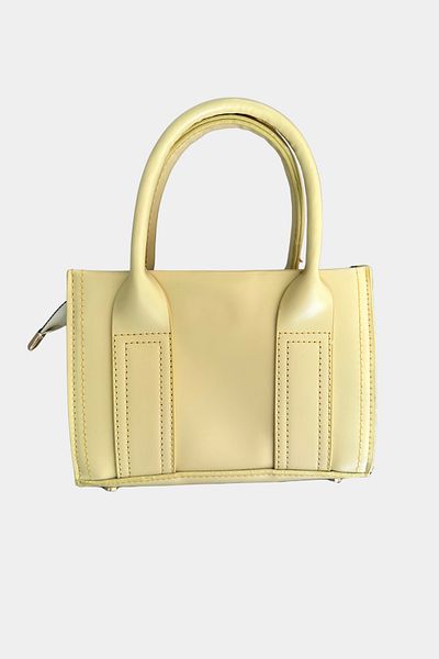 osteir Women's Mini Size Hand and Shoulder Bag with Adjustable Shoulder Strap and Zipper Closure