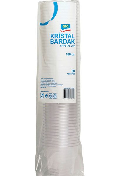 Aro Crystal Glass 180 Cc 50 Pieces