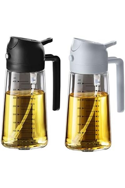 Generic 16oz/470ml Glass Olive Oil Sprayer for Cooking - 2 in 1 Olive Oil Dispenser for Kitchen G