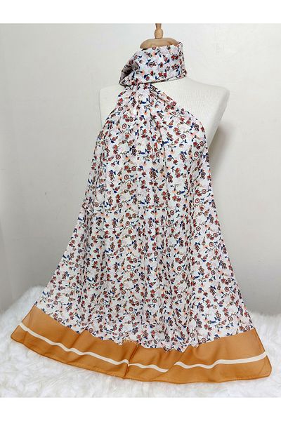 REMOMODA Model floral de șal din șifon cu model