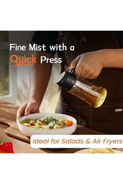 Generic 16oz/470ml Glass Olive Oil Sprayer for Cooking - 2 in 1 Olive Oil Dispenser for Kitchen G