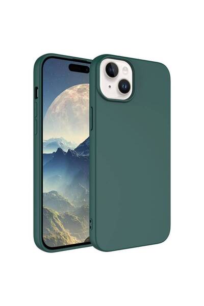 zore حافظة سيليكون متوافقة مع هاتف Apple iPhone 15 من الداخل