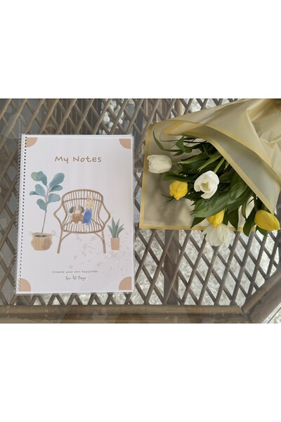 ŞAN ART DESİGN My Notes Bohem Thematic Spiral Notebook