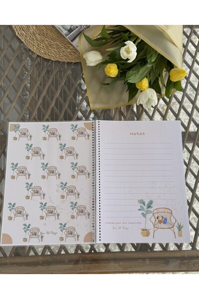 ŞAN ART DESİGN My Notes Bohem Thematic Spiral Notebook