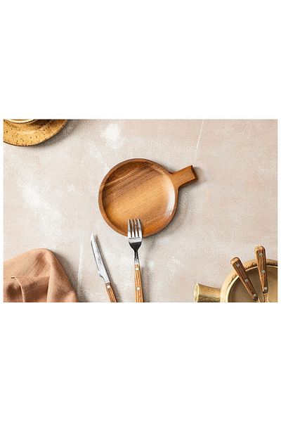 ASTERA Akazie Handle Detailed Plate 18 cm Single