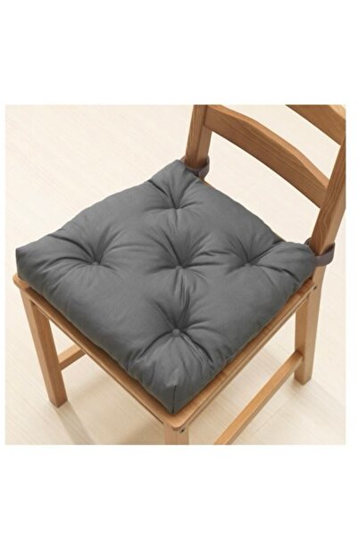 IKEA Стілець з сірим сидінням 40/35x38x7 см