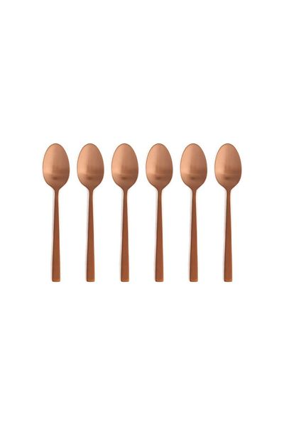 ASTERA Porland Matte Copper Coffee Spoon 14cm 6 Pcs