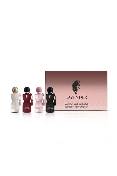 perfum Georgina perfume package of 4 shapes