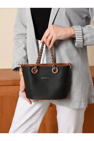 Just Polo Bucket Model Women Bag 21X16 cm