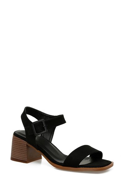 Polaris 325085.Z 5Fx Black Women's Heeled Sandals