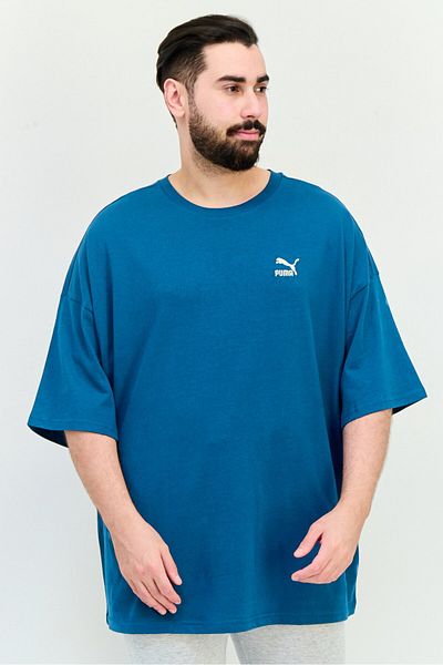 Puma Men Sportswear Fit Short Sleeves Outdoor T-Shirt, Dark Teal