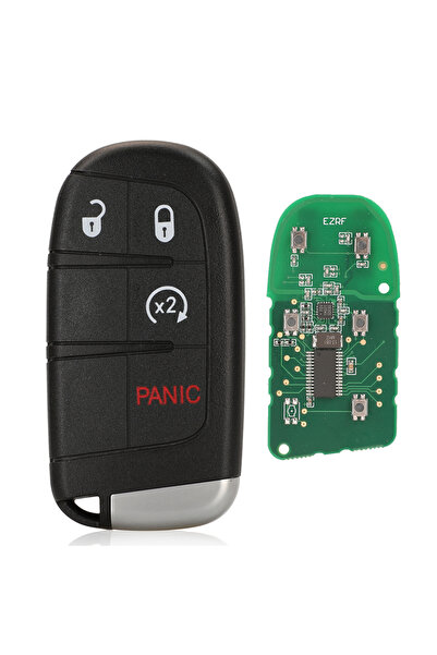 Choice For jeep Compass 3b plus 1b jingyuqin Remote Car Key 433Mhz ASK 4A Chi...