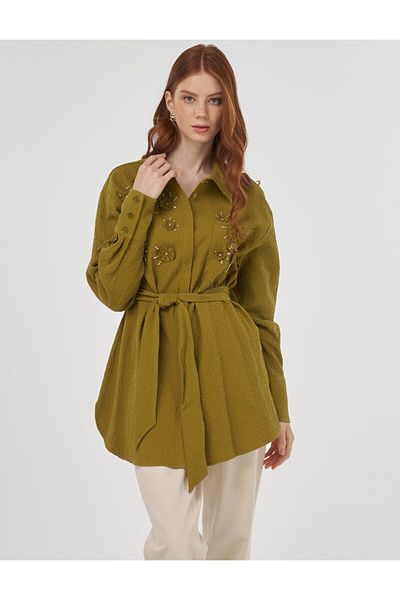 Kayra Ζώνη Gofreli Tunik Khaki