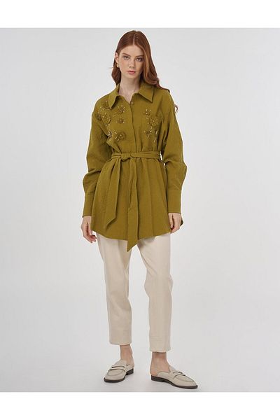 Kayra Ζώνη Gofreli Tunik Khaki