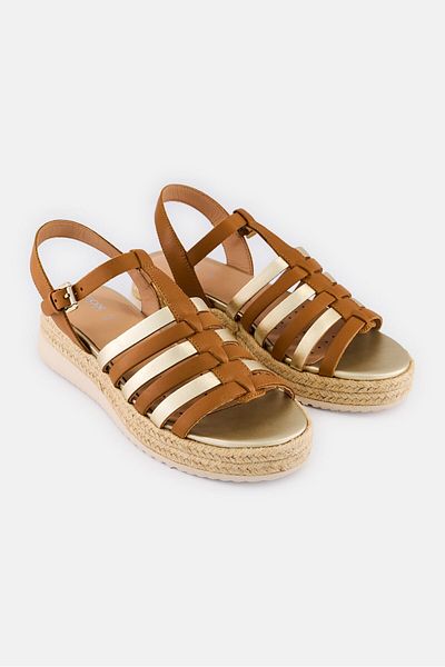 Geox Women Adjustable Buckle Sandals, Multicolor