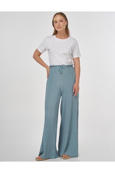 Kayra Lace-Up Relaxed Fit Trousers Nefti