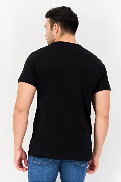 Funko Men Crew Neck Short Sleeve Graphic Print T-shirt, Black