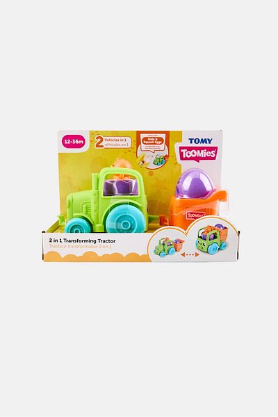 Tomy 2 in 1 Transforming Tractor, Multicolor