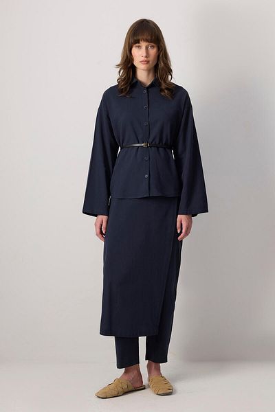 Touché Privé NATURAL TEXTURED SHIRT PANT SET