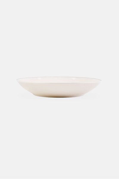 Fissman Porcelain Serving Deep Plate, White