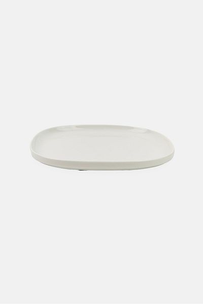 Maser Plate Flat, White