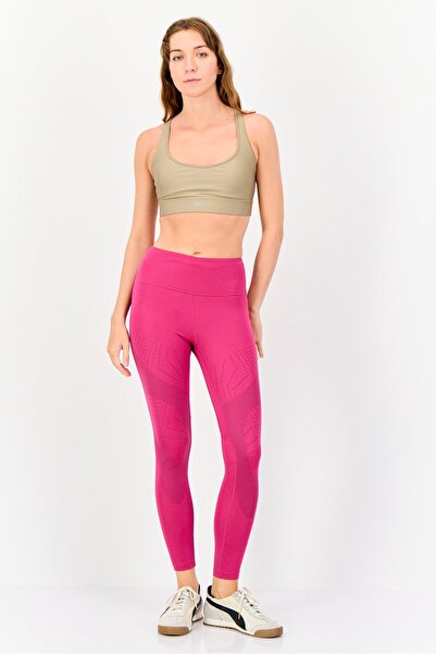 Asics Women Sportswear Fit Pull On Training Leggings, Fuchsia