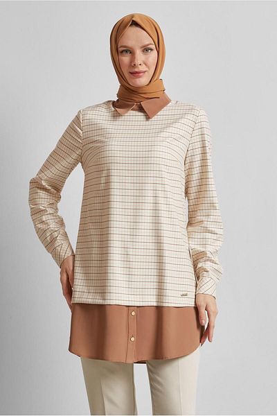 Alvina Shirt Garnished Tunic 45637