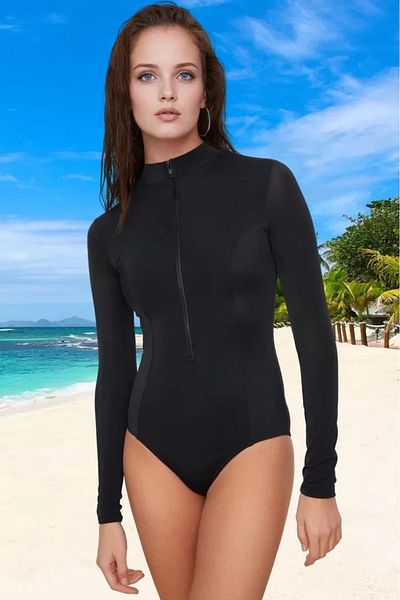 PayBuy Patterned Swimsuit Water Sports Wear Summer Collection Ergonomic Cut Bathing Swimsuit
