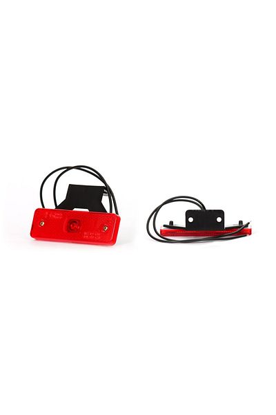 WAS LAMPA GABARIT LED 218Z W44, 12V-24V, POZITIE ROSU WAS