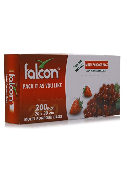 Falcon Biodegradable Multi-purpose Bags 20x30cm - 200pcs | Eco-friendly Storage