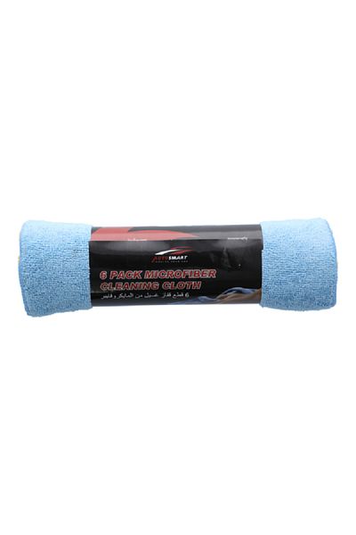 AUTOSMART 6-Piece Microfiber Cleaning Cloth