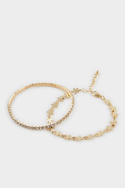 DeFacto Women's 5-Piece Gold Bracelet F1266Axns