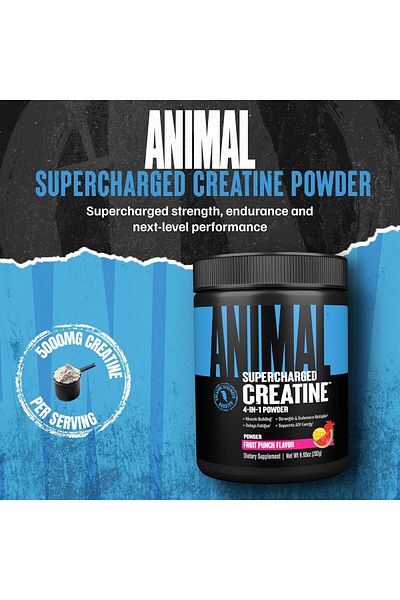 Animal Supercharged Creatine Fruit Punch 282g