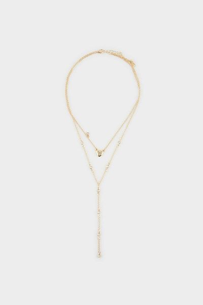 DeFacto Women's Heart Y Necklace F1317Axns