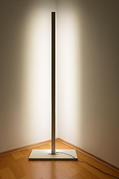 BEHLİ STORE Behli Store LED Lambader Köşe Aydınlatma Modern Minimal Tasarım Gün Işığı Renk
