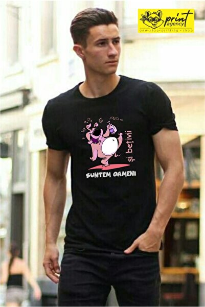 Funny Gift Tricou cu maneca scurta unisex, Oameni betivi
