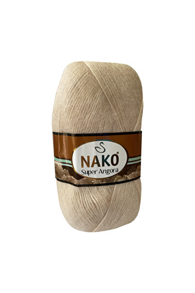 NAKO Super Angora 2250 Açık Bej (5 Adet) Örgü İpi