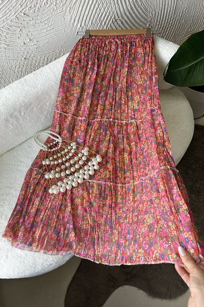 Poliyance Lara Vintage Rose Skirt