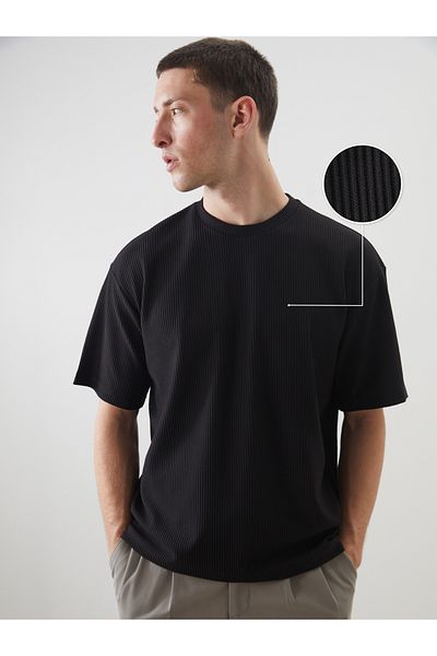 LC Waikiki Ανδρικό T-shirt με Λαιμό Crew