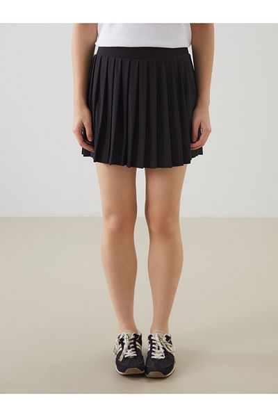 LC Waikiki Elastic Waist Pleated Mini Sports Shorts Skirt