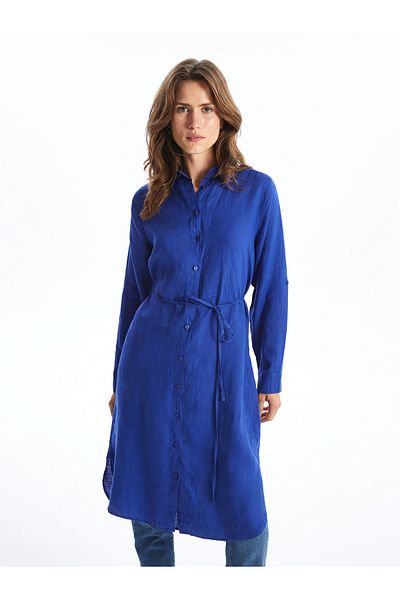 LC Waikiki Oversize Linen Women's Shirt Tunic