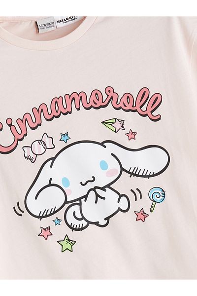 LC Waikiki Crew Neck Cinnamoroll Printed Girl's T-Shirt