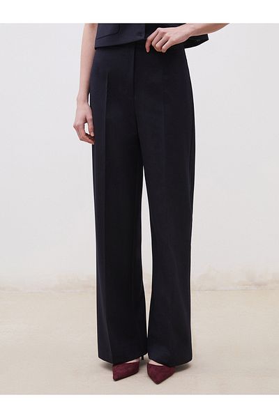 LC Waikiki Loose Fit Crepe Women's Trousers