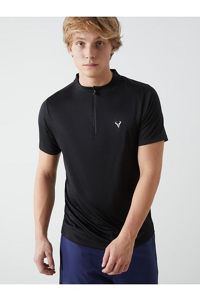LC Waikiki Men's Stand Collar Short Sleeve Sports T-Shirt