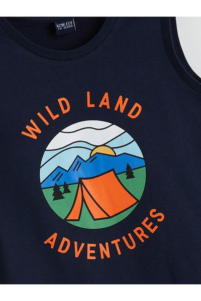 LC Waikiki Bicycle Collar Boy's Singlet