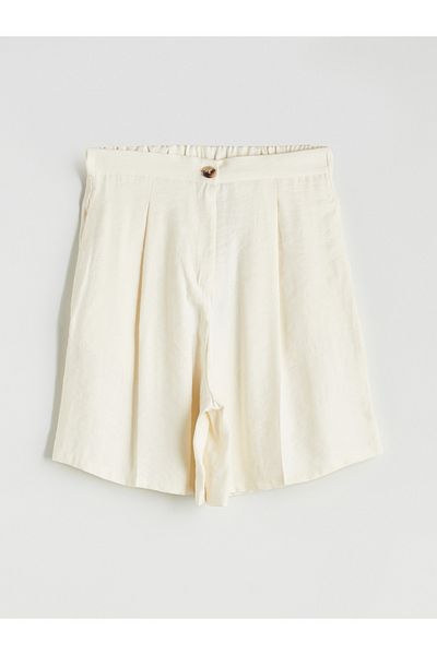 LC Waikiki Modal Blend Women's Shorts with Elastic Waist