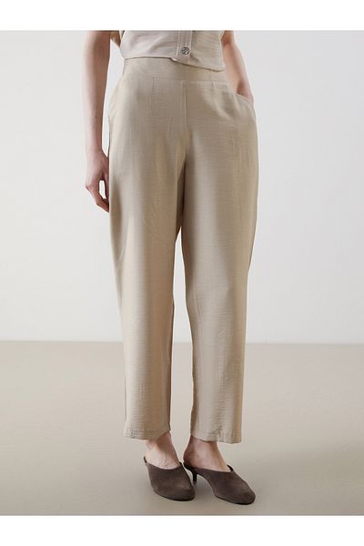 LC Waikiki Women's Trousers with Elastic Waist