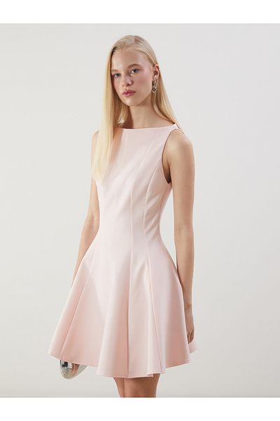 LC Waikiki Μίνι Φόρεμα Boat Neck