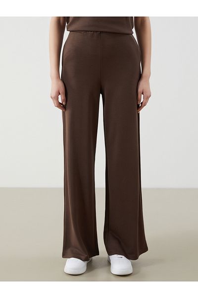 LC Waikiki Women's Wide Leg Sweatpants with Elastic Waist